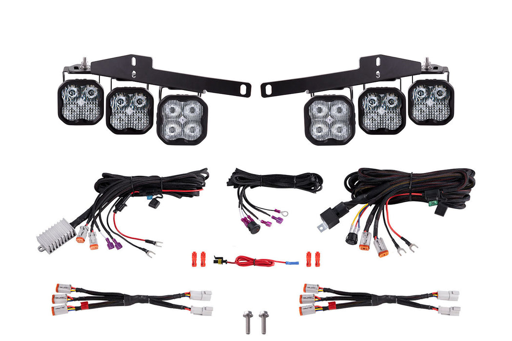 SS3 LED Fog Light Kit for 2017-2020 Ford Raptor White Pro Diode Dynamics - TRUCKED UP - Truck Superstore