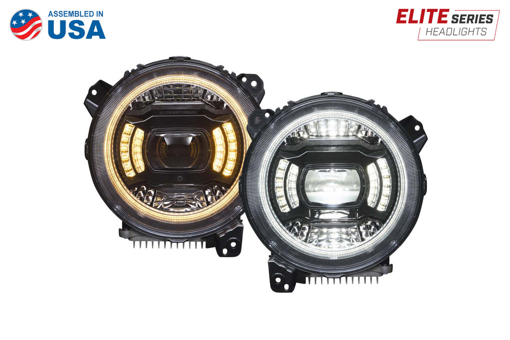 Elite Max LED Headlamps for 2018-Present Jeep JL Wrangler and 2020-Present Jeep Gladiator Diode Dynamics - TRUCKED UP - Truck Superstore