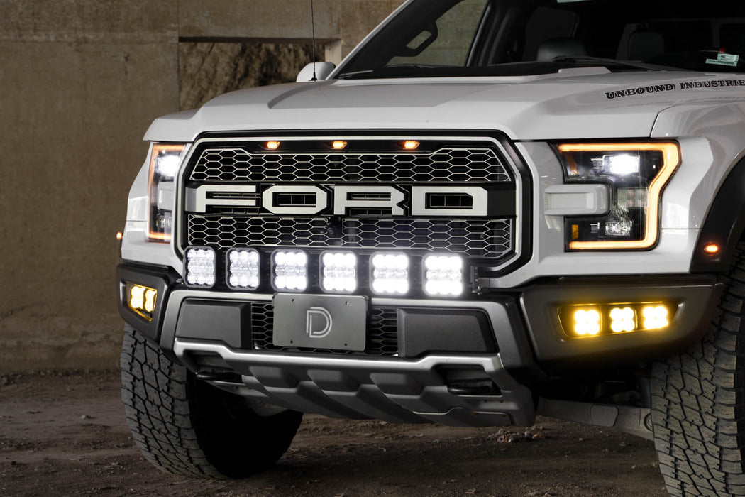 SS5 Grille CrossLink Lightbar Kit for 2017-2020 Ford Raptor Pro White Combo Diode Dynamics - TRUCKED UP - Truck Superstore
