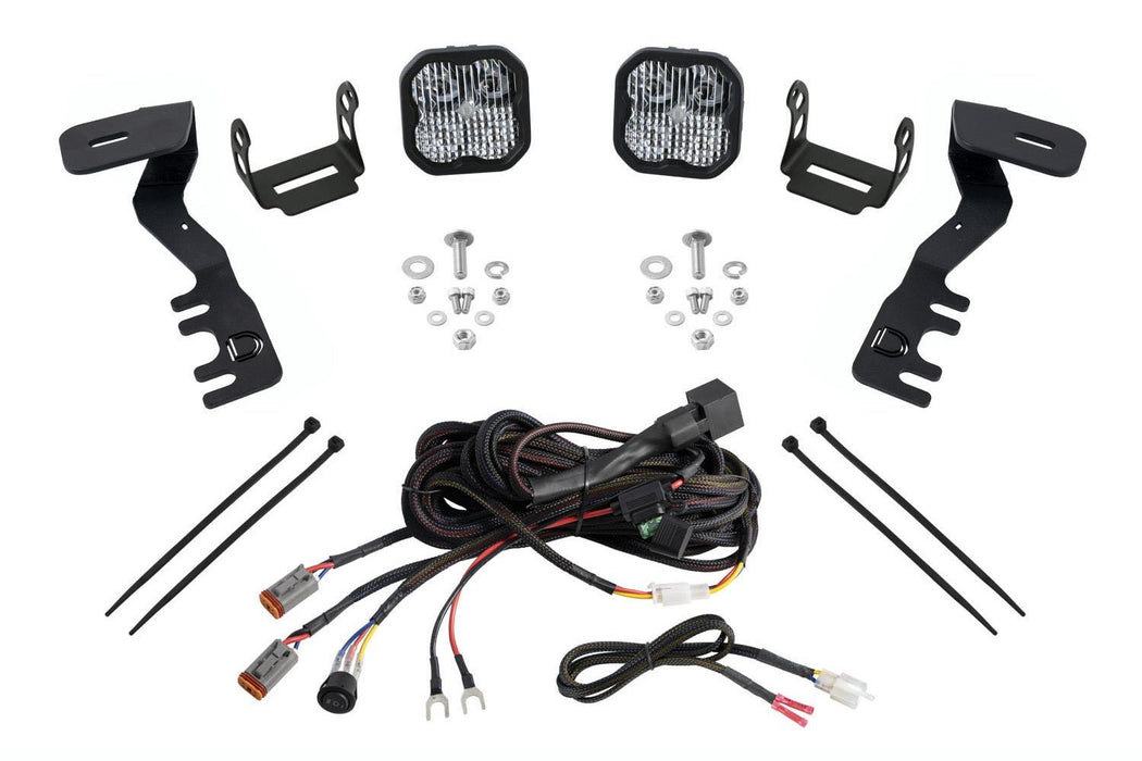 SS3 LED Ditch Light Kit for 2024-Present Toyota Tacoma, Pro White Combo Diode Dynamics - TRUCKED UP - Truck Superstore