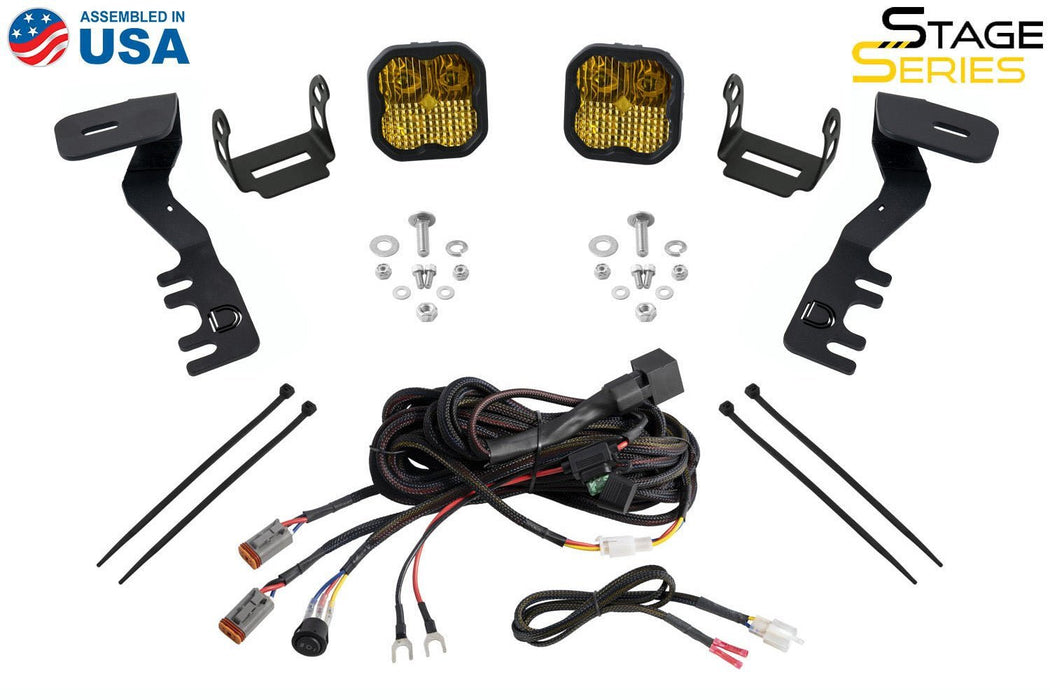 SS3 LED Ditch Light Kit for 2024-Present Toyota Tacoma, Pro White Combo Diode Dynamics - TRUCKED UP - Truck Superstore
