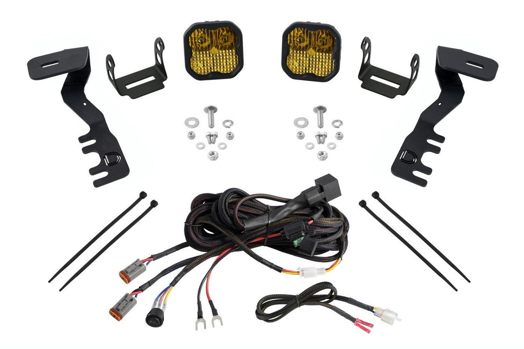 SS3 LED Ditch Light Kit for 2024-Present Toyota Tacoma, Pro Yellow Combo Diode Dynamics - TRUCKED UP - Truck Superstore