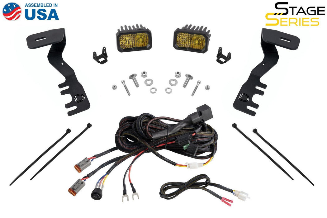 SS3 LED Ditch Light Kit for 2024-Present Toyota Tacoma, Pro Yellow Combo Diode Dynamics - TRUCKED UP - Truck Superstore