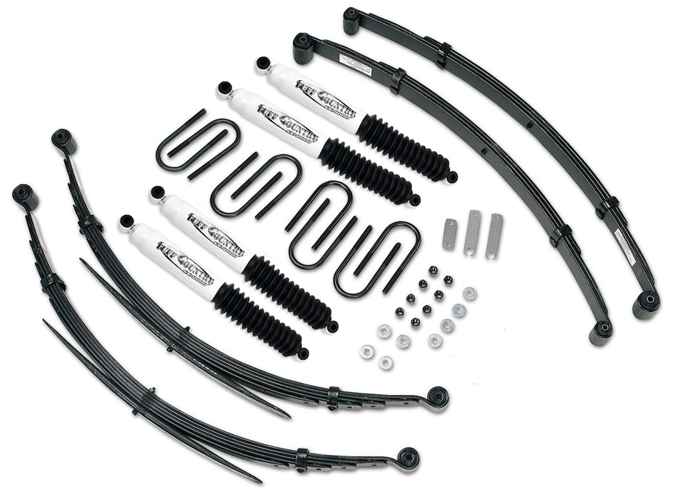 3 Inch Lift Kit 88-91 Chevy/GMC Suburban 3/4 Ton Heavy Duty w/ SX8000 Shocks Fits Models with 52 Inch long Rear Springs Tuff Country - TRUCKED UP - Truck Superstore