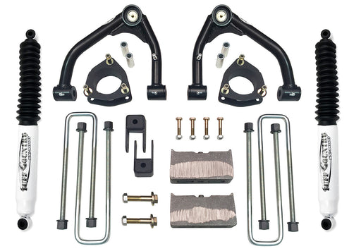 4 Inch Lift Kit 07-18 Silverado/Sierra 1500 2WD w/ SX8000 Shocks Fits Models with 1 piece OE Cast Steel Upper Arms Tuff Country - TRUCKED UP - Truck Superstore