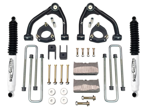 4 Inch Lift Kit 14-18 Silverado/Sierra 1500 4WD w/ SX8000 Shocks Fits Models with 1 piece OE Cast Steel Upper Arms Tuff Country - TRUCKED UP - Truck Superstore