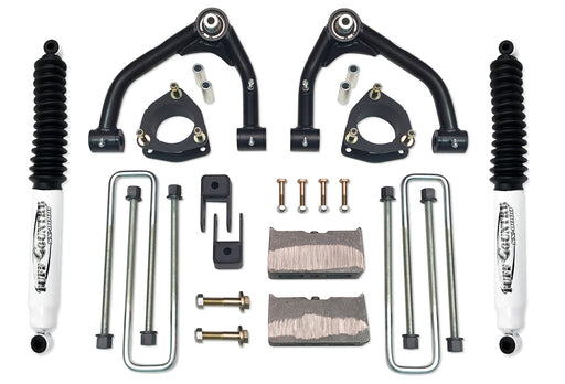 4 Inch Uni Ball Lift Kit 07-18 Silverado/Sierra 1500 2WD w/ SX8000 Shocks Fits Models with 1 Piece OE Cast Steel Upper Arms Tuff Country - TRUCKED UP - Truck Superstore