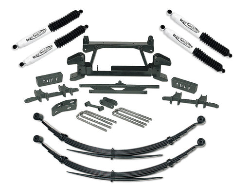 4 Inch Lift Kit 88-97 Chevy/GMC Truck K2500/3500 4x4 8 Lug with Rear Leaf Springs and SX8000 Shocks Fits Models with Cast Lower Control Arms Only Tuff Country - TRUCKED UP - Truck Superstore