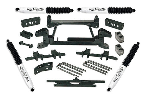 4 Inch Lift Kit 88-97 Chevy/GMC Truck K2500/3500 4x4 8 Lug w/ SX8000 Shocks Fits Models with Cast Lower Control Arms Tuff Country - TRUCKED UP - Truck Superstore