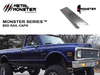 1967 - 1972 Chevrolet \ GMC Diamond Plate Bed Rail Caps - TRUCKED UP - Truck Superstore