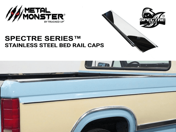 1973-1979 Ford Stainless Steel Bed Rail Caps — TRUCKED UP