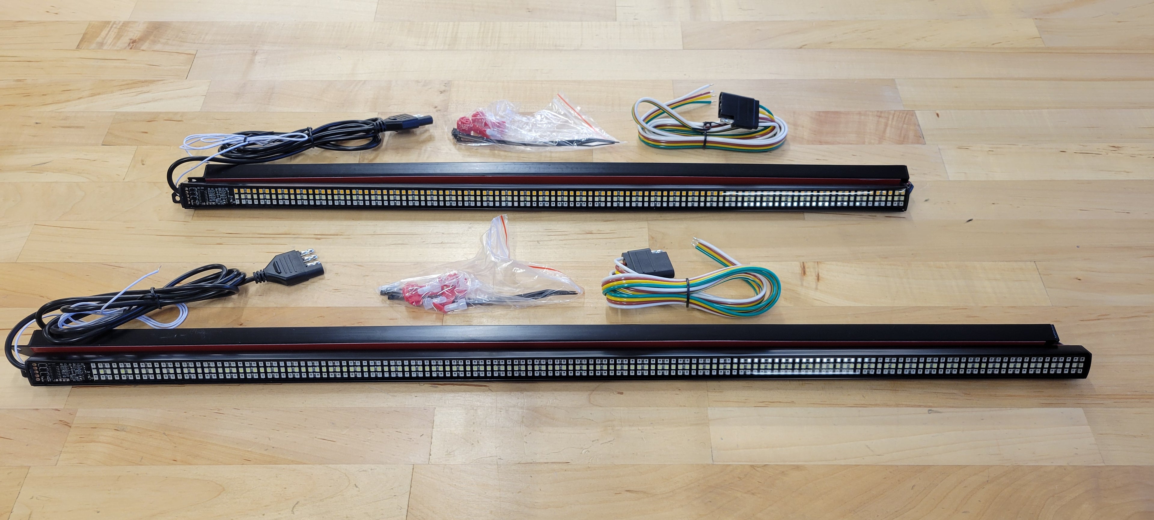 Truck Under Tailgate Lightbar 864 LED's 3-Row LED Light Strip. 48" and 60" Models.