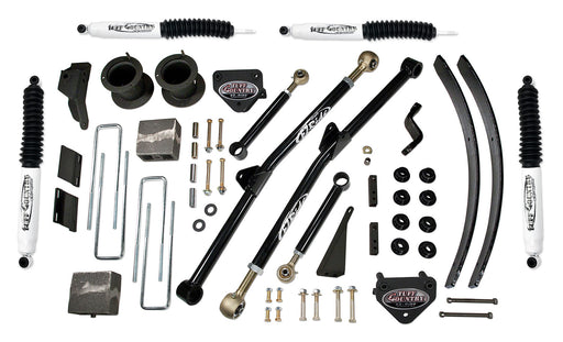 4.5 Inch Long Arm Lift Kit 94-99 Dodge Ram 1500 w/ SX8000 Shocks Fits Vehicles Built March 31 1999 and Earlier Tuff Country - TRUCKED UP - Truck Superstore