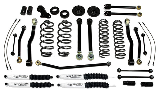 4 Inch Lift Kit 07-18 Jeep Wrangler JK 4 Door Only Performance Lift Kit EZ-Flex w/ SX8000 Shocks Tuff Country - TRUCKED UP - Truck Superstore