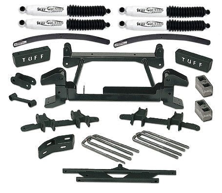 6 Inch Lift Kit 92 - 98 Chevy/GMC Suburban 2500 8 Lug w/ SX8000 Shocks Fits Models with Cast Lower Control Arms Tuff Country - TRUCKED UP - Truck Superstore