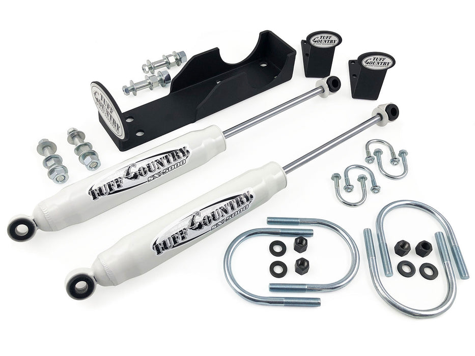 Dual Steering Stabilizer In LIne Style 08-13 Dodge Ram 2500/2008-12 Dodge Ram 3500 4WD Tuff Country - TRUCKED UP - Truck Superstore