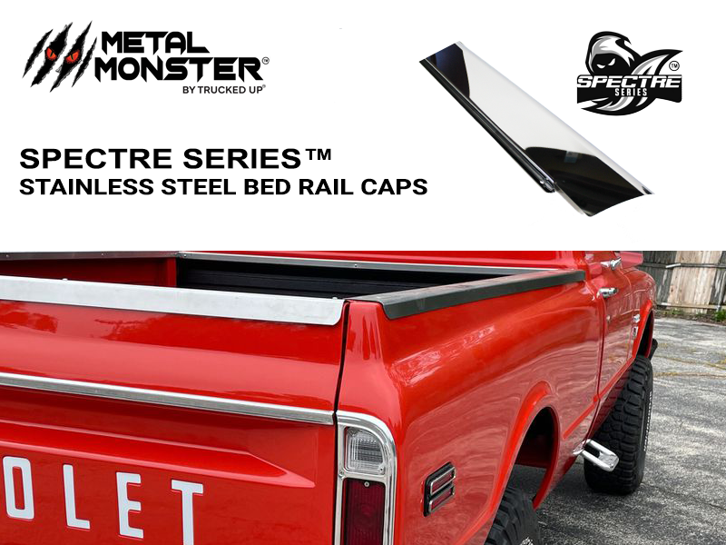 1967-1972 Chevrolet \ GMC Stainless Steel Bed Rail Caps