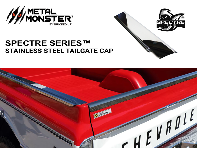 1967-1972 Chevrolet \ GMC Stainless Steel Tailgate Cap