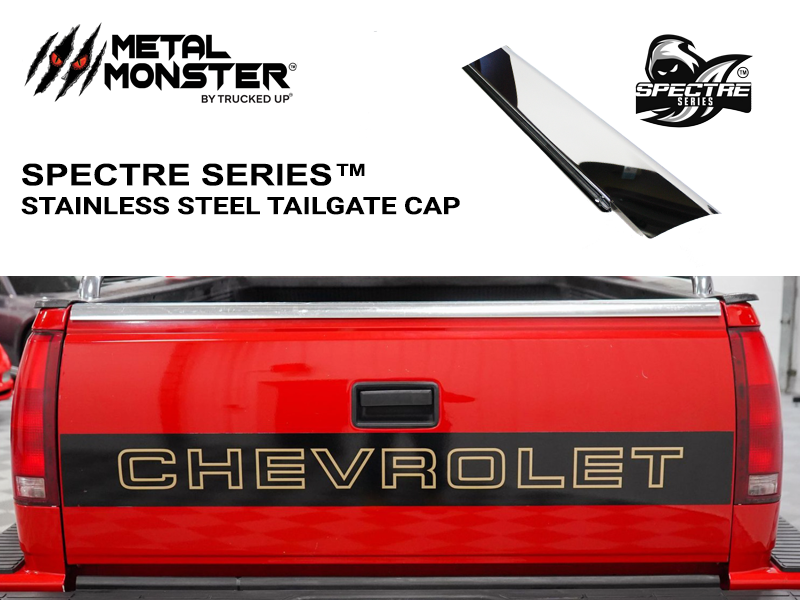 1988-1998 Chevrolet \ GMC Stepside Stainless Steel Tailgate Cap