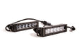 6 Inch LED Light Bar Single Row Straight SS6 White Driving Light Bar Pair Diode Dynamics - TRUCKED UP - Truck Superstore