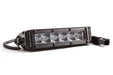 6 Inch LED Light Bar Single Row Straight SS6 White Driving Light Bar Single Diode Dynamics - TRUCKED UP - Truck Superstore