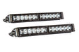 12 Inch LED Light Bar  Single Row Straight Clear Wide Pair Stage Series Diode Dynamics - TRUCKED UP - Truck Superstore