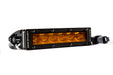 6 Inch LED Light Bar Single Row Straight SS6 Amber Wide Light Bar Single Diode Dynamics - TRUCKED UP - Truck Superstore