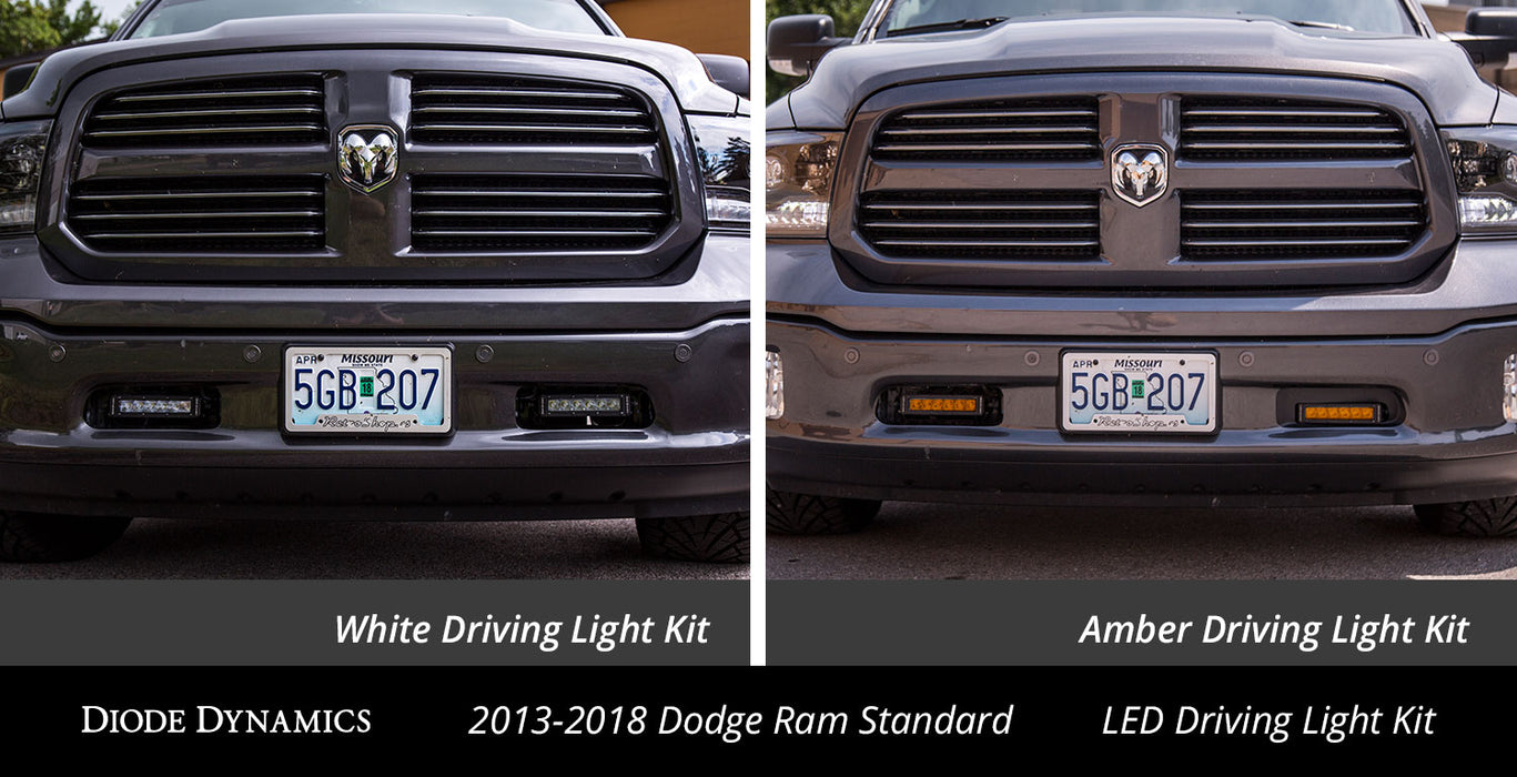 Ram 2013 Standard Stage Series 6 Inch Kit White Driving Diode Dynamics - TRUCKED UP - Truck Superstore