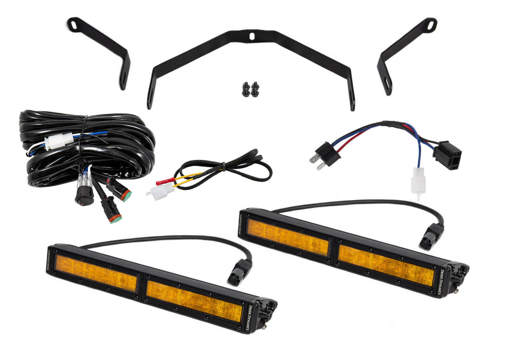 SS12 Driving Light Kit for 2014-2021 Toyota Tundra, Amber Wide - TRUCKED UP - Truck Superstore
