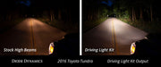 SS12 Driving Light Kit for 2014-2021 Toyota Tundra, Amber Wide - TRUCKED UP - Truck Superstore