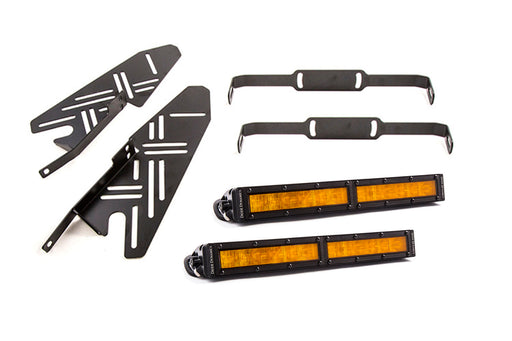 2017-2019 Ford Raptor SS Fog Kit 12.0 Inch Amber Wide Diode Dynamics - TRUCKED UP - Truck Superstore