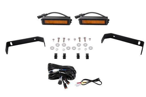 SS6 LED Lightbar Kit for 2019-2021 Ford Ranger, Amber Wide - TRUCKED UP - Truck Superstore