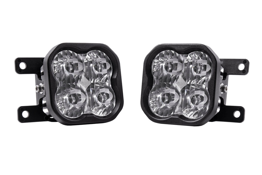 SS3 LED Fog Light Kit for 2019-2021 Ram 1500 (non-LED) White SAE Fog Pro w/ Backlight Diode Dynamics - TRUCKED UP - Truck Superstore