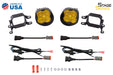 SS3 LED Fog Light Kit for 2016-2021 Toyota Tacoma White SAE Fog Pro w/ Backlight Diode Dynamics - TRUCKED UP - Truck Superstore