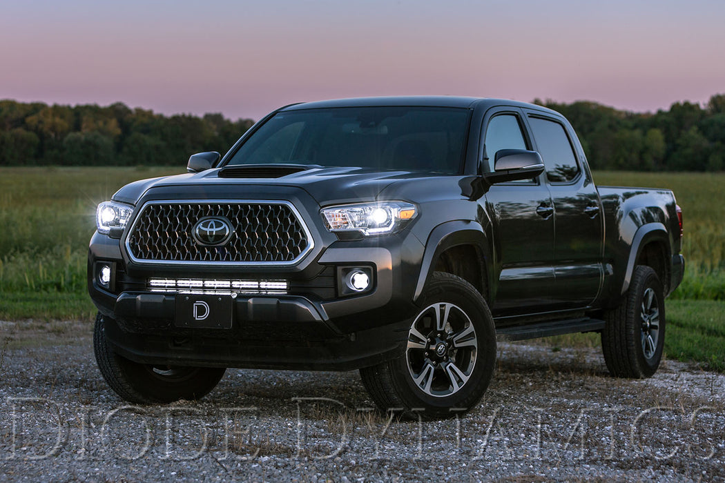 SS3 LED Fog Light Kit for 2016-2021 Toyota Tacoma White SAE Fog Pro w/ Backlight Diode Dynamics - TRUCKED UP - Truck Superstore