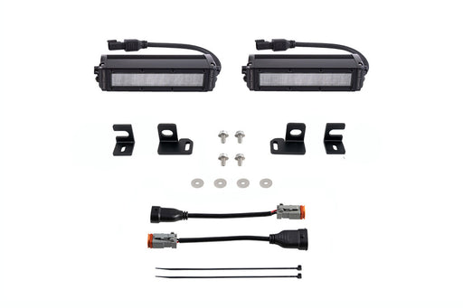SS6 LED Fog Light Kit for 2024-Present Toyota Tacoma, White Wide Diode Dynamics - TRUCKED UP - Truck Superstore