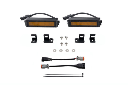 SS6 LED Fog Light Kit for 2024-Present Toyota Tacoma, Amber Wide Diode Dynamics - TRUCKED UP - Truck Superstore