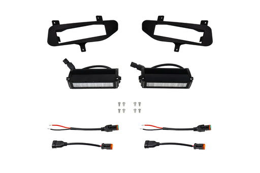 SS6 SAE/DOT Type NT Fog Light Kit Cool White (6000K) Two SS6 Light Bars (26.6 watts) 3569 White SAE Fog Diode Dynamics - TRUCKED UP - Truck Superstore