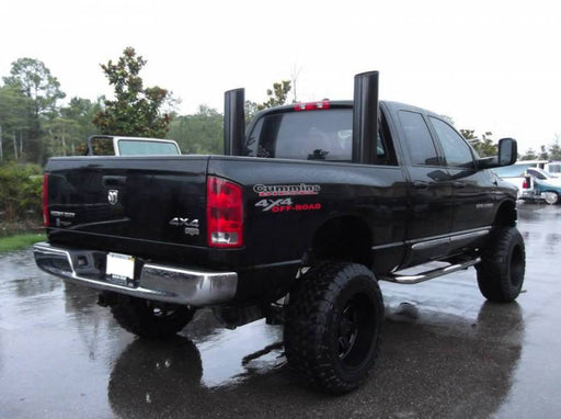 Exhaust Stack Pipe 5 in ID x 8 in OD x 36 in L 8 in Tip Clamp On Hardware Not Incl Black Finish 304 Stainless Steel Pypes Exhaust - TRUCKED UP - Truck Superstore