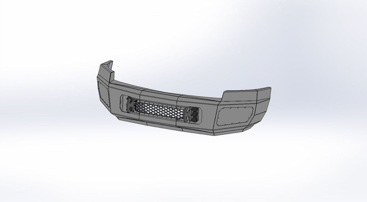 08-10 Silverado 2500/3500 Front Bumper Flog Industries - TRUCKED UP - Truck Superstore