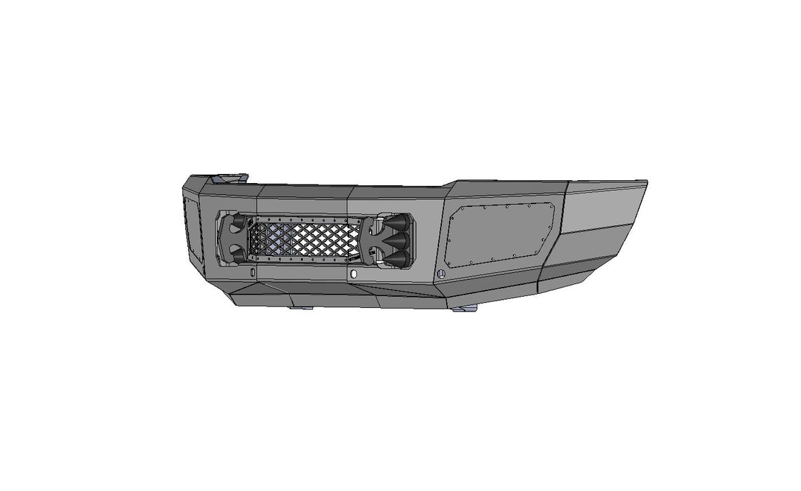 15-19 Silverado 2500/3500 Front Bumper with Sensors Flog Industries - TRUCKED UP - Truck Superstore
