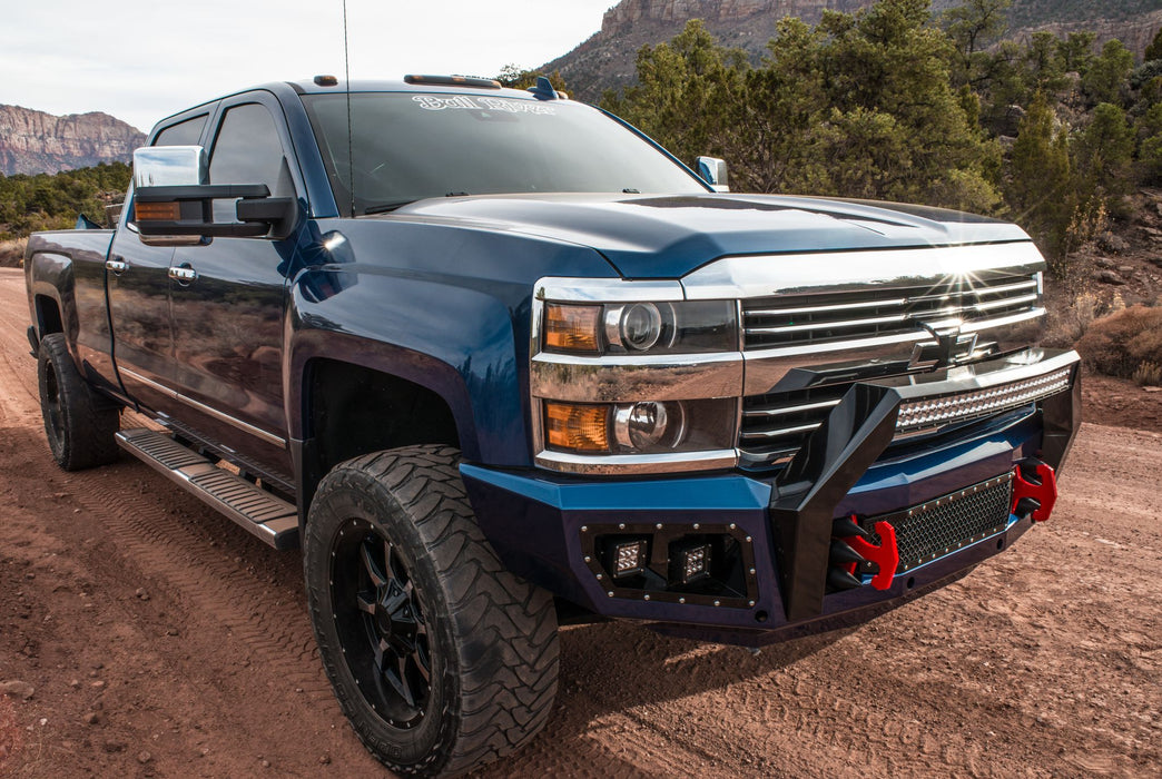 15-19 Silverado 2500/3500 Front Bumper with Sensors Flog Industries - TRUCKED UP - Truck Superstore