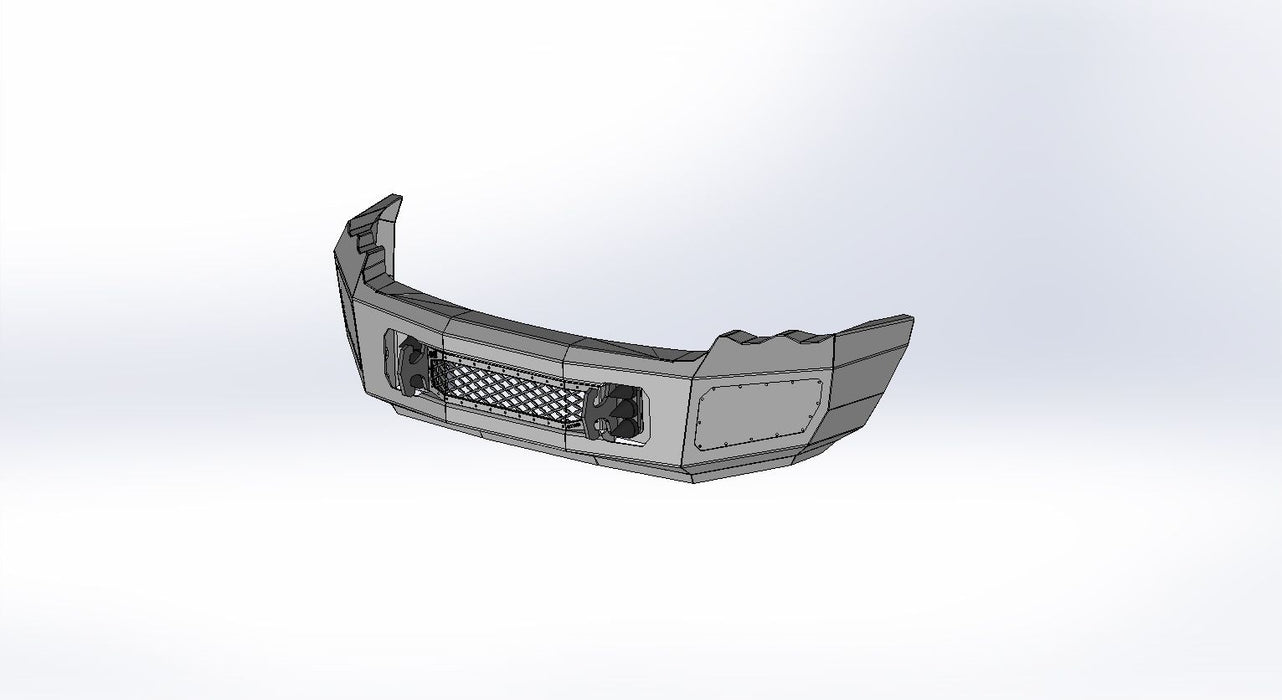03-05 RAM 2500-3500 Front Bumper Flog Industries - TRUCKED UP - Truck Superstore