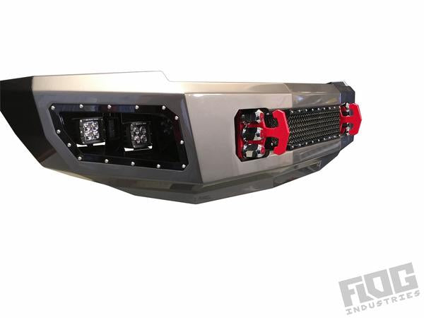 Dodge Ram Front Bumper 10-18 Dodge Ram 2500/3500 Sensor Compatible Demon Series Flog Industries - TRUCKED UP - Truck Superstore