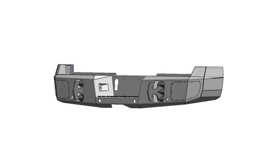 17-19 Ford F-250/F-350 Rear Bumper with Sensors Flog Industries - TRUCKED UP - Truck Superstore