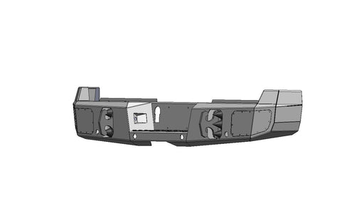 17-19 Ford F-250/F-350 Rear Bumper with Sensors Flog Industries - TRUCKED UP - Truck Superstore