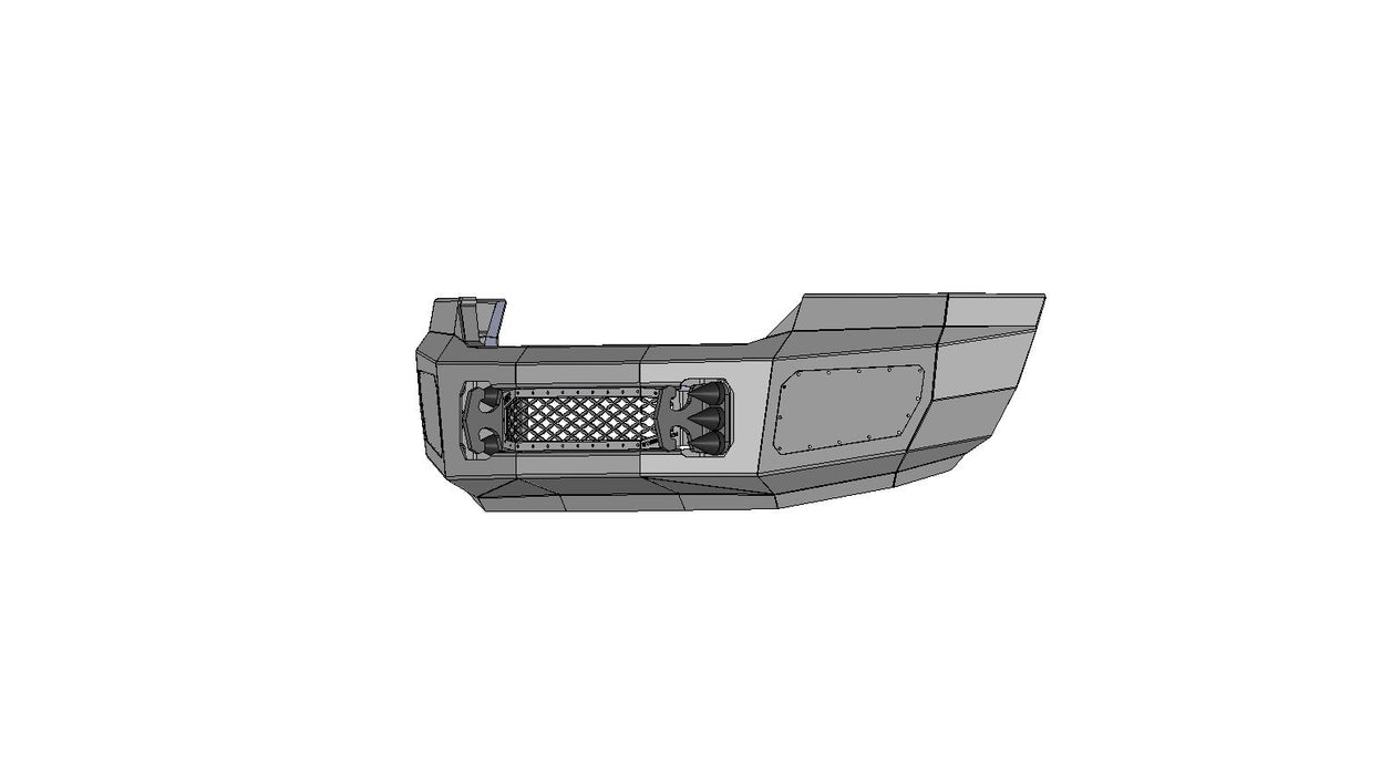 15-19 Sierra 2500/3500 Front Bumper Flog Industries - TRUCKED UP - Truck Superstore