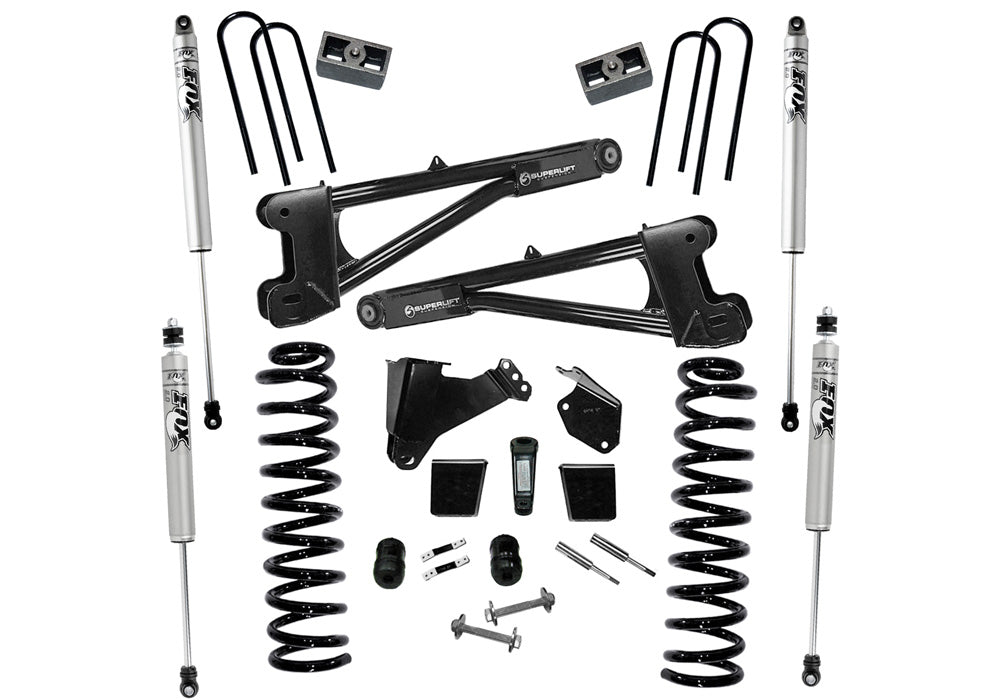superlift-6-inch-Lift-Kit-2005-2007-Ford-F-250-and-F-350-Super-Duty-4WD-Diesel-Engine-with-Replacement-Radius-Arms-and-Fox-2-0-Series-Shocks-TRKK977FSLFT