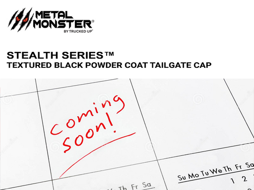 1973-1993 Dodge Stealth Series Black Textured Tailgate Cap - TRUCKED UP - Truck Superstore