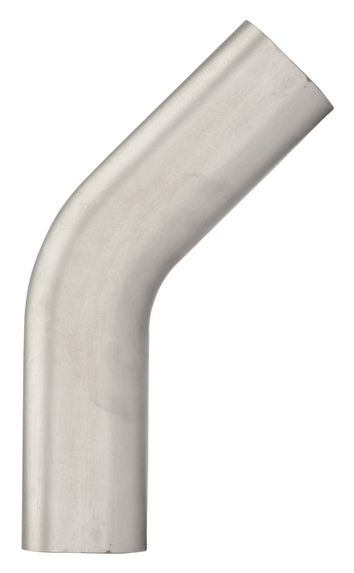 3 Inch Oval 45 Degree Horizontal Exhaust Bend 304 Stainless Steel Low-Profile Ground Clearance Pypes Performance Exhaust - TRUCKED UP - Truck Superstore